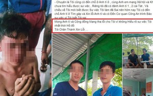 Thanh niên cầm đầu nhóm đánh ông bố bạo hành con trai đến xin lỗi, thú tội trên Facebook, công an vào cuộc