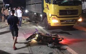 2 chú cháu ruột tử vong sau tai nạn xe máy đâm thẳng vào xe tải dừng bên đường