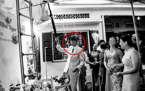 Đám cưới ngày mưa to, bục rạp, bức ảnh người đàn ông lĩnh trọn "đòn đau" gây chú ý