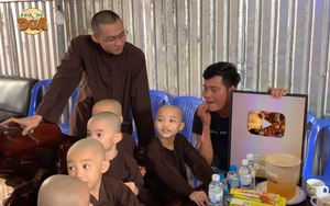 Phó GĐ Điền Quân Khương Dừa về tận chùa mời 5 chú tiểu quay lại thi Thách thức danh hài