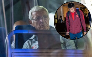 HLV Lippi thẫn thờ sau lời từ chức, cầu thủ Trung Quốc xấu hổ cúi mặt rời khách sạn