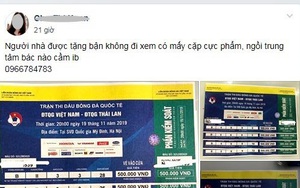 Vé xem Việt Nam vs Thái Lan bị hét giá..."trên trời"
