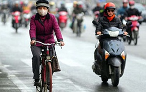 Bộ phận không khí lạnh đang di chuyển xuống phía Nam