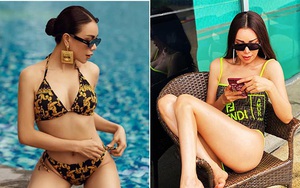 Trà Ngọc Hằng tự tin khoe hình bikini sau khi làm mẹ đơn thân