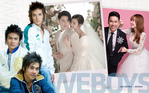 Đường tình đối lập của nhóm Weboys: Người đào hoa nhất nhì Vbiz, người làm bố đơn thân, riêng Ông Cao Thắng 10 năm vẫn chỉ yêu một người