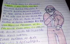 Bức thư gửi ông già Noel với ước mong đáng yêu của cậu bé 9 tuổi 'gây sốt' mạng xã hội