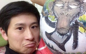 Anh chồng “lầy lội” cùng những bức tranh trên bụng vợ bầu - món quà kỷ niệm đặc biệt