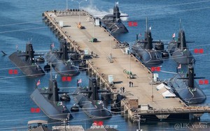 Hải quân Nhật Bản "gây choáng" cho Trung Quốc bởi quy mô hạm đội tàu ngầm