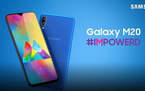 Samsung Galaxy M20 chính thức ra mắt tại Việt Nam, màn hình giọt nước, camera kép, giá 4,99 triệu