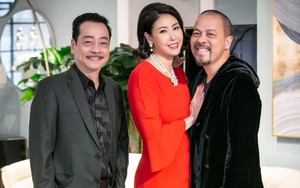 Hoa hậu Hà Kiều Anh và NTK Đức Hùng chụp ảnh tình tứ