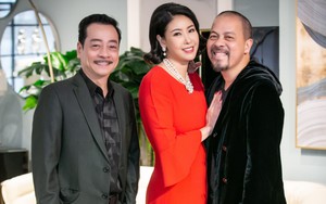 Hoa hậu Hà Kiều Anh và NTK Đức Hùng chụp ảnh tình tứ