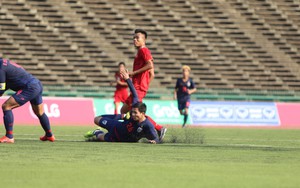 TRỰC TIẾP U22 Việt Nam 0-0 U22 Thái Lan: Khung thành U22 Thái Lan chao đảo