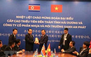 Đoàn đại biểu Đảng Lao động Triều Tiên thăm tỉnh Hải Dương