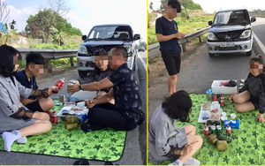 Người livestream cảnh gia đình ăn nhậu trên cao tốc Nội Bài - Lào Cai trưa mùng 2 Tết xin lỗi
