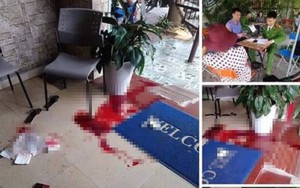 Đang ngồi uống cà phê, một phụ nữ bị đâm chết