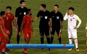 Hết khiêu khích lại "đánh lén" U23 Việt Nam, cầu thủ Indonesia nhận thẻ đỏ xứng đáng