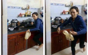 Đang nấu cơm trong bếp, người phụ nữ khóc thét lao ra ngoài khi mở nắp vung nồi ra