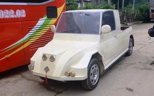 Nam thanh niên chế xe "siêu bán tải" từ chiếc xe máy Suzuki Viva với giá rẻ bất ngờ