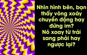 Vòng xoáy này đang chuyển động hay đứng im? Câu trả lời sẽ bộc lộ tâm trí bạn