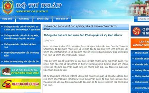 Bộ Tư pháp lên tiếng vụ kiện của ông Trịnh Vĩnh Bình