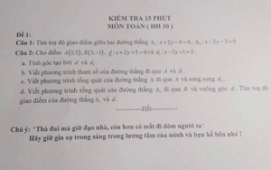 Buông nhẹ 1 câu cuối đề kiểm tra, giáo viên khiến học sinh sợ xanh mặt, tắt ngấm ý định quay cóp hỏi bài