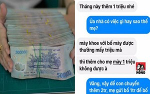 Thanh niên bị mẹ đòi tiền phụng dưỡng 12 triệu/tháng và món quà bất ngờ nhận lại sau 3 năm