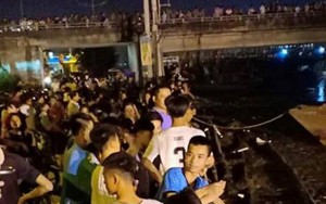 Cả nghìn người ra sông ngóng tin tìm kiếm 2 nam sinh đuối nước