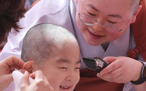 Cưng muốn xỉu trước 50 sắc thái của các chú tiểu ở Hàn Quốc trong ngày lễ Phật đản