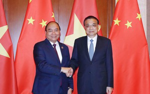 Thủ tướng Nguyễn Xuân Phúc hội đàm với Thủ tướng Trung Quốc Lý Khắc Cường
