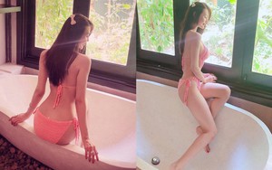 Linh Chi diện bikini khoe vóc dáng gợi cảm, nuột nà