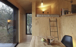 Độc đáo với cabin 22m2 có 2 phòng ngủ riêng biệt