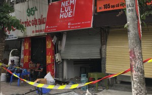 Hà Nội: Nhiều cửa sổ nhà hàng bắn tung tóe sau tiếng nổ lớn lúc nửa đêm