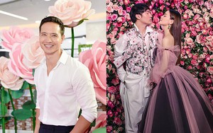 Kim Lý vui vẻ nhìn Hồ Ngọc Hà chụp ảnh tình tứ với bạn thân