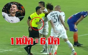 Quá xấu hổ, cầu thủ Thái Lan đấm trọng tài bất ngờ xin rút khỏi ĐTQG dự King’s Cup