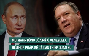 Pompeo nói Mỹ can thiệp quân sự là "hợp pháp" nhưng lại đòi Nga rời Venezuela