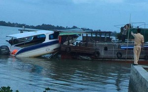 Kinh hoàng ca nô du lịch "bay" thẳng vào ghe tam bản, 3 người thương vong