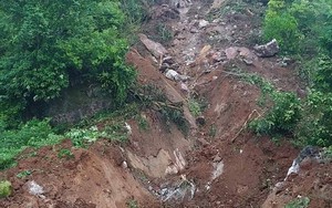 Đá lở ở Cao Bằng khiến 3 người bị thương