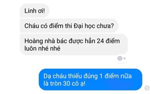 Khoe con thi Đại học được 24 điểm, bà cô nhận câu phản dame cực gắt đến mức phải vội vàng block