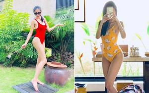 Thủy Tiên khoe dáng khi diện bikini gợi cảm