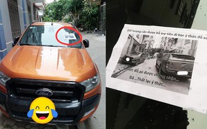 Bị ô tô chắn trước cửa, chủ nhà gây bất ngờ với lời nhắn: "Cần hỗ trợ tiền" cho tài xế
