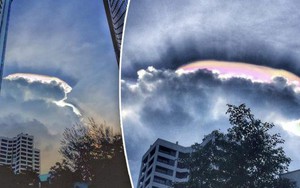 Cư dân mạng Malaysia hào hứng chia sẻ những bức ảnh về đám mây hào quang kỳ lạ