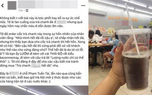 'Mua nước mà hết đá thì khách sẽ được cốc đầy hay vơi?' - câu hỏi gây tranh cãi từ vụ cửa hàng tiện lợi nổi tiếng Hà Nội bị tố bán cốc trà chanh chỉ có phân nửa