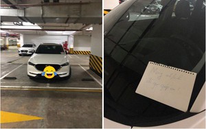 Để lại giấy nhắc tài xế đỗ xe đúng chỗ, người đàn ông nhận lời đáp trả không ngờ sau một ngày