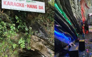 Xôn xao hình ảnh quán karaoke trong hang đá, nhìn bên ngoài chẳng thể tưởng tượng nổi