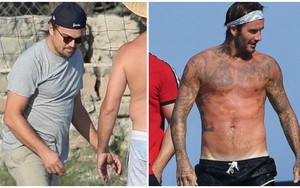 Ngoại hình trái ngược của Leonardo DiCaprio và David Beckham ở tuổi U50