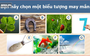 Hãy chọn biểu tượng bạn cho là may mắn, đáp án sẽ tiết lộ đường tình duyên của bạn