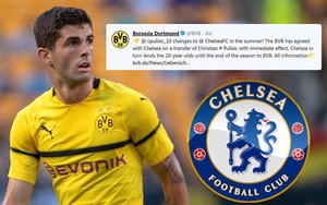 Chelsea bất ngờ nổ ‘bom tấn’ Christian Pulisic