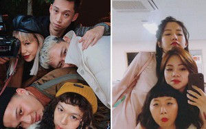 Được hội hotgirl tích cực lăng xê, "đầu chồng đầu" sắp thành trend chụp ảnh nhóm mới?