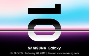 CHÍNH THỨC: Samsung Galaxy S10 sẽ ra mắt vào ngày 20/2