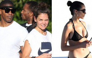 Katie Holmes nổi cơn ghen tam bành vì bạn trai Jamie Foxx thân thiết bên Hoa hậu Hoàn vũ nóng bỏng?
